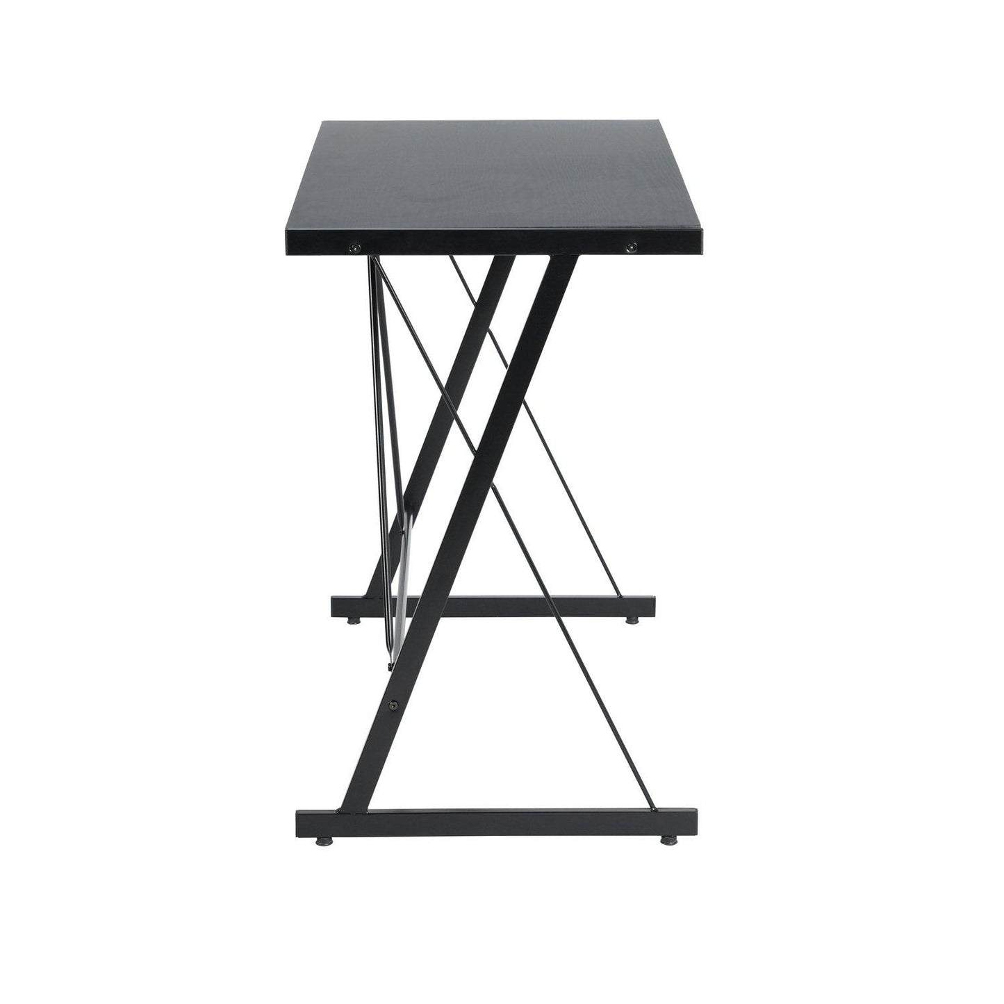Madison Condelle Computer Desk Compact Writing Table with Metal Frame