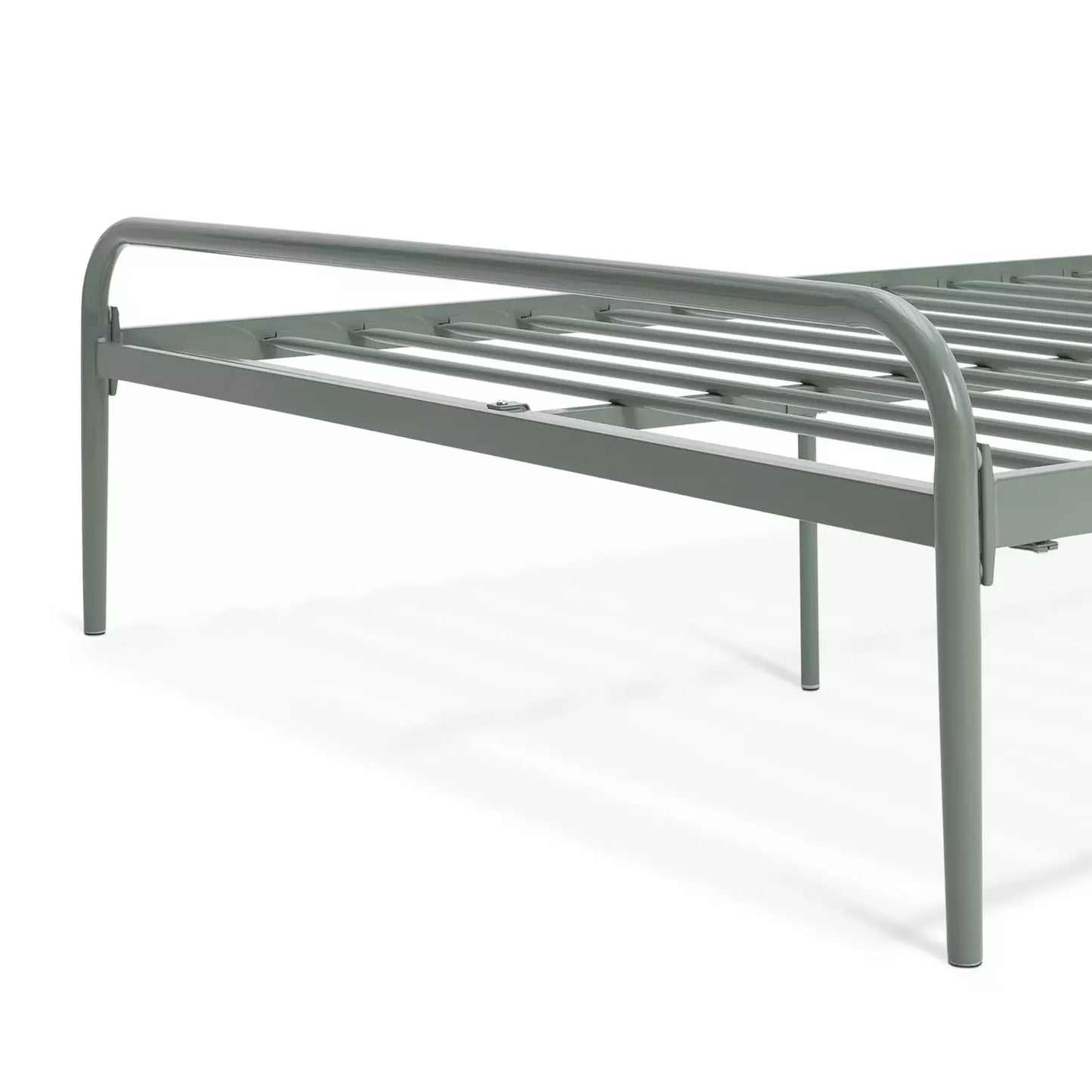 Habitat Kanso Small Double Metal Bed Frame - Sage Green