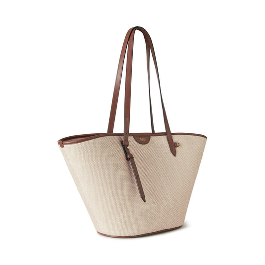 Mulberry Women's Basket Tote Straw Bag