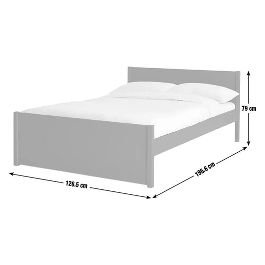 Argos Home Jenson Small Double Wooden Bed Frame - Grey