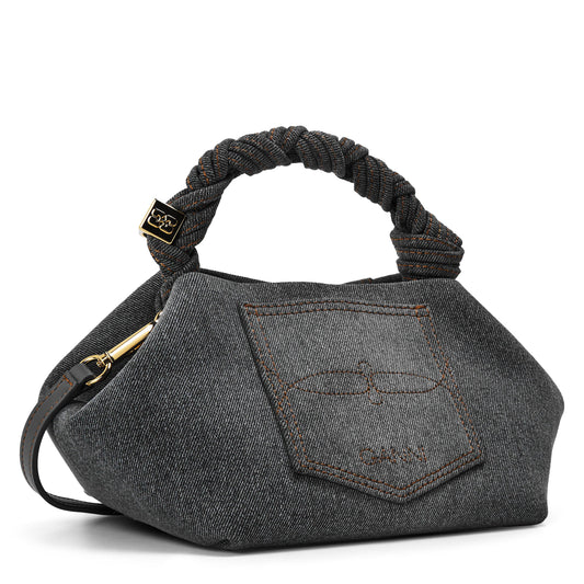 Ganni Women's Small Denim Hobo Bag