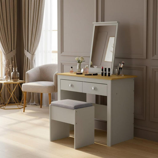 Lancaster 2 Drawer Dressing Table Set