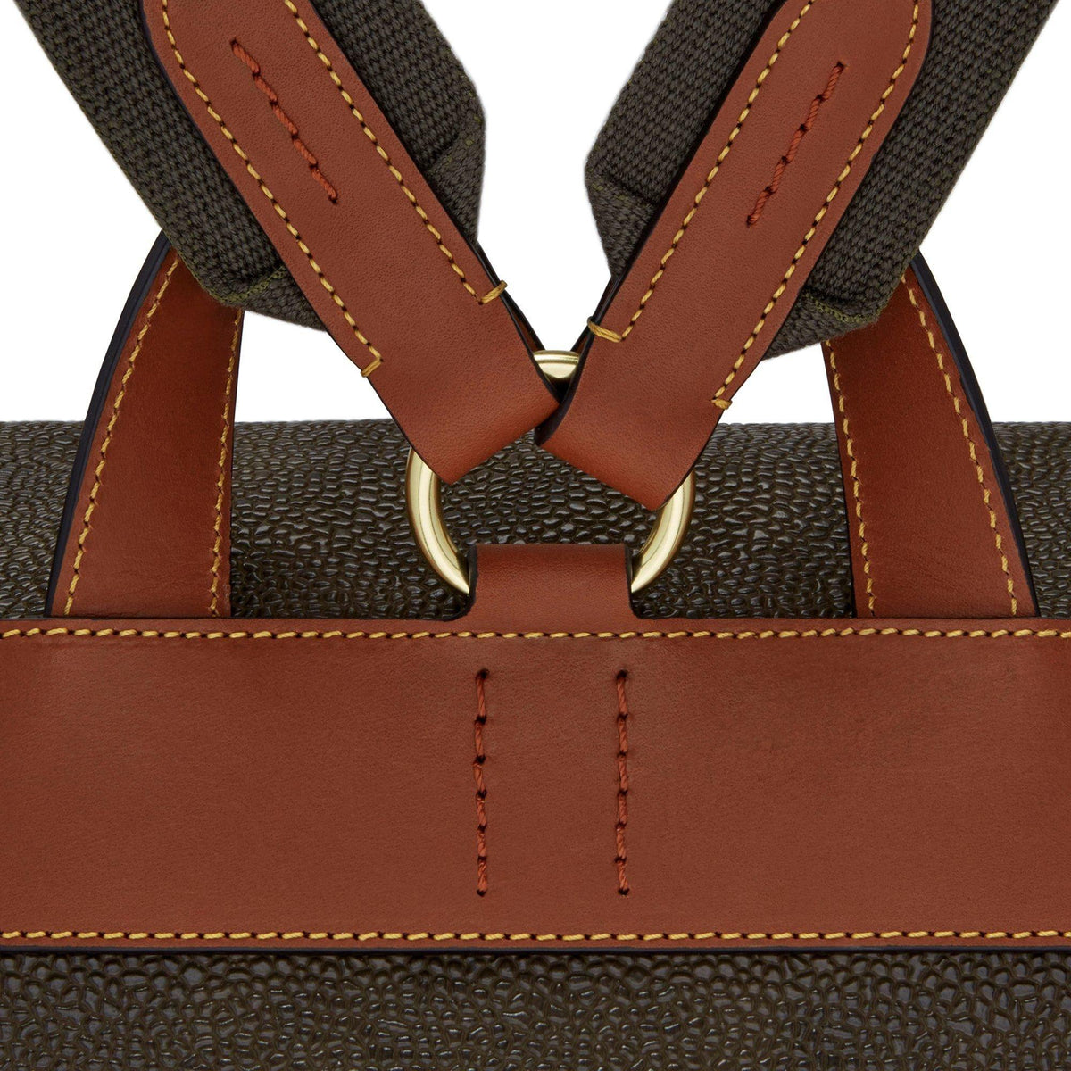 Mulberry Heritage Scotchgrain & Leather Backpack