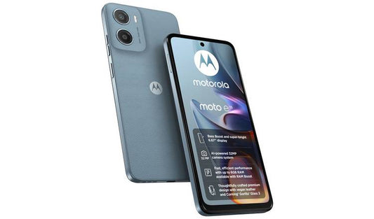 SIM Free Motorola e15 64GB Mobile Phone - Misty Blue