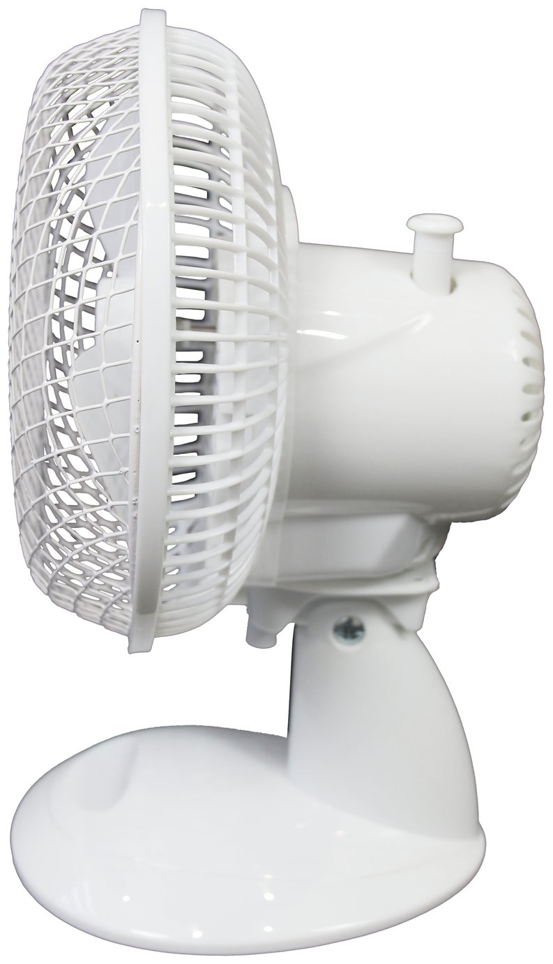 Bush White Desk Fan - 7 Inch