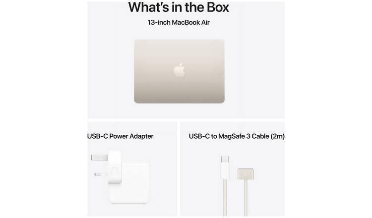 Apple MacBook Air 2025 13.6in M4 16GB 256GB - Starlight
