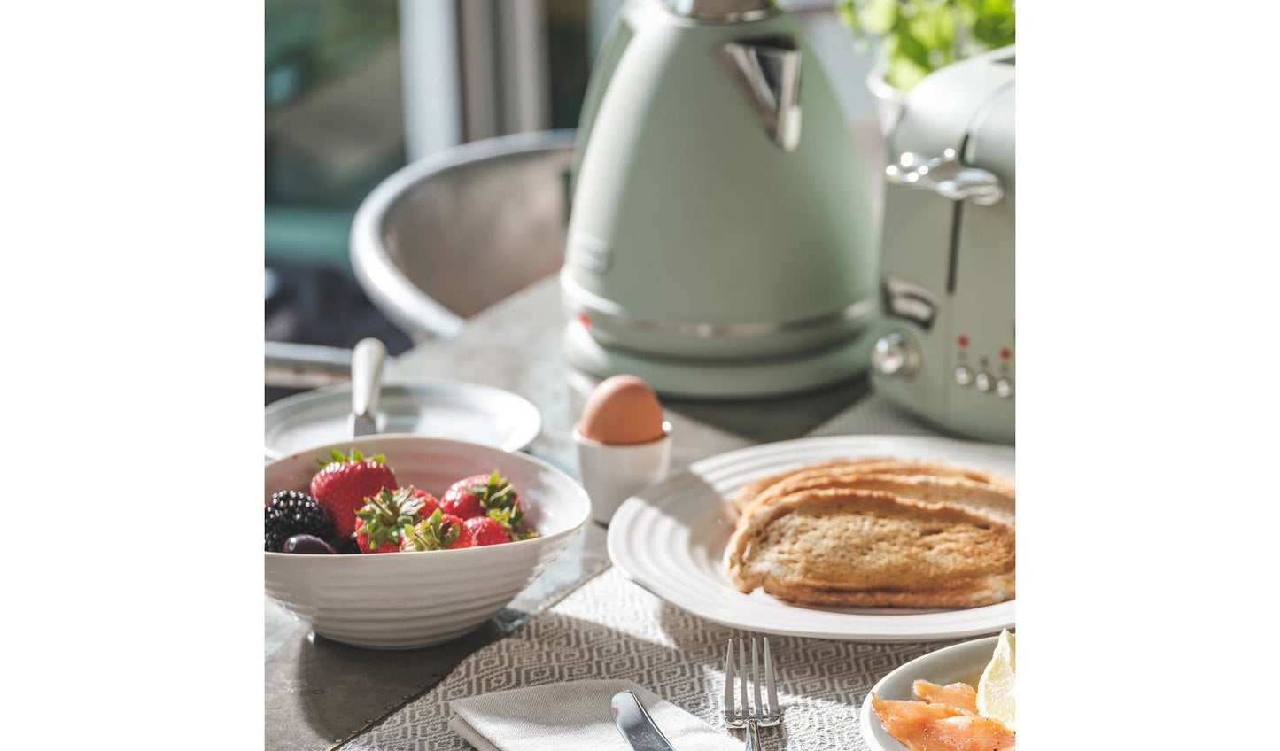 De'Longhi CTO4.GR Argento Flora 4 Slice Toaster - Green