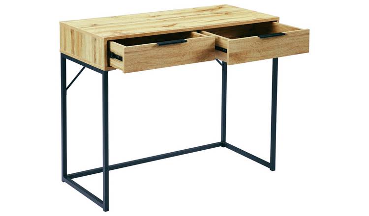 Julian Bowen Bali 2 Drawer Dressing Table - Oak