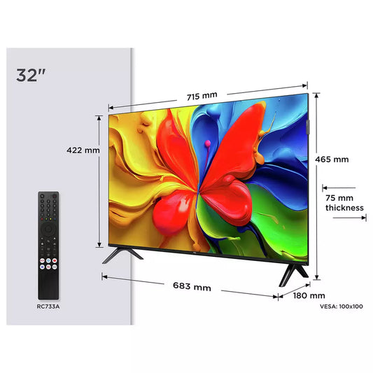 TCL 32 Inch 32S4K Smart HD HDR QLED TV