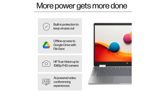 HP x360 14b-cd0002na 14in Intel N100 4GB 128GB Chromebook