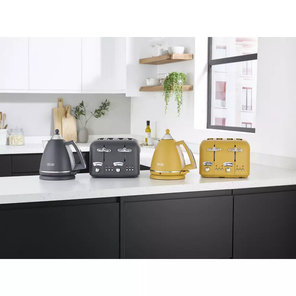 De'Longhi KBX3016.GY Argento Silva Kettle - Grey