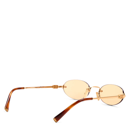 Miu Miu Women's 0MU A54S Round Sunglasses