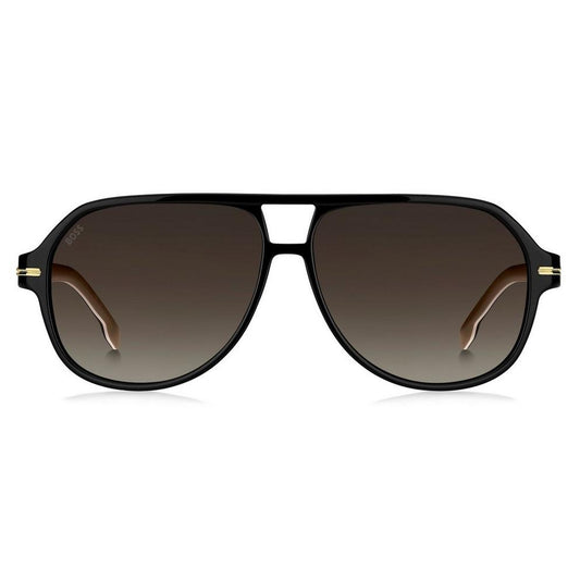 Boss Men's Su Contemporary Square Sunglasses