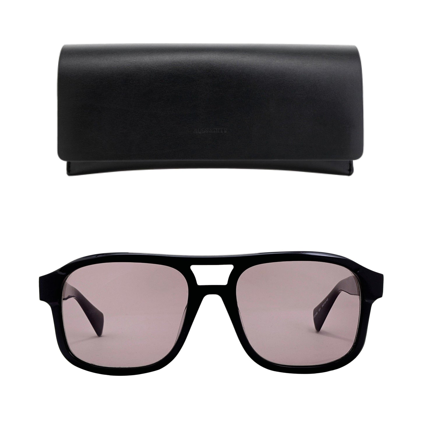 AllSaints Men's Metal UV Protection Aviator Sunglasses