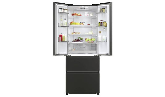 Haier HFR5719ENPB American Fridge Freezer - Black