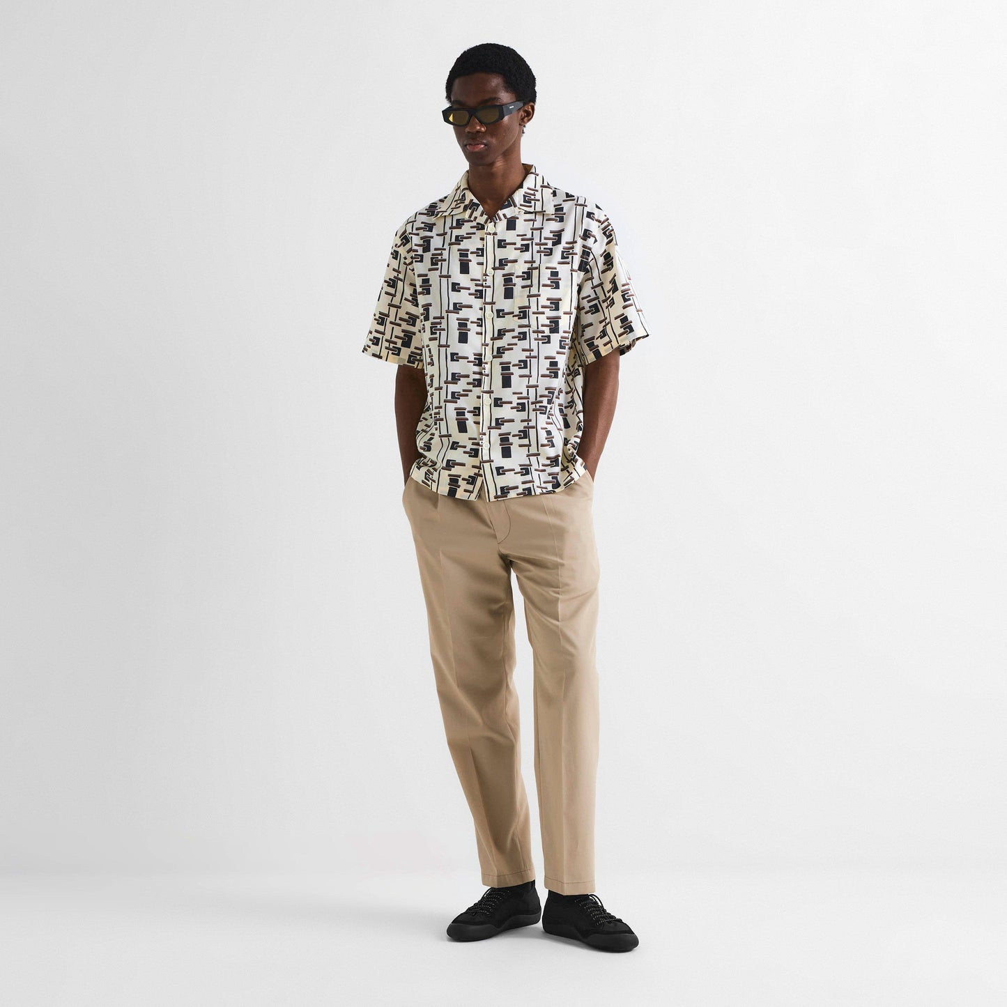 Prada Men's Shield Sunglasses