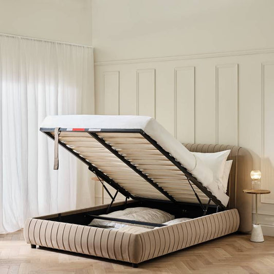 Habitat Beatrix Double End Lift Ottoman Bed - Mink