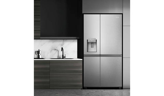 Hisense RS818N4IIE American Fridge Freezer - S/Steel