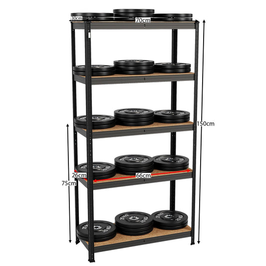 Lassic Home Vida 5 Tier Garage Shelf