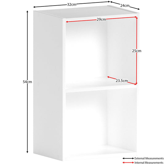 Lassic Vida Designs Oxford 2 Tier Cube Bookcase