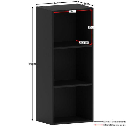 Lassic Vida Designs Oxford 3 Tier Cube Bookcase