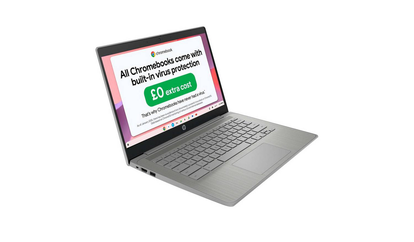HP 14a-ne1000na 14in Celeron 4GB 64GB Chromebook - Grey