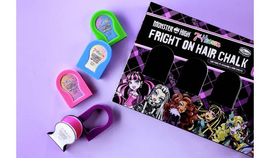 7th Heaven Monster High Fright On Hair Chalks - Pack of 4
