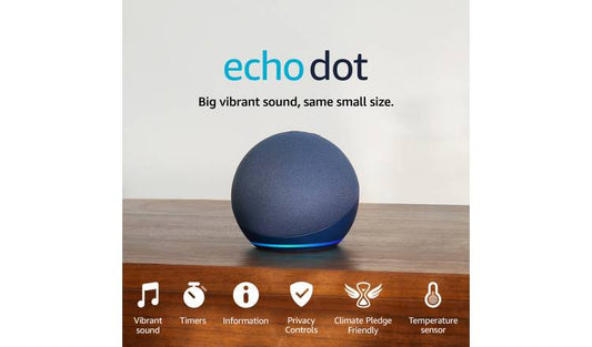Amazon Echo Dot 5 Smart Speaker with Alexa - Blue