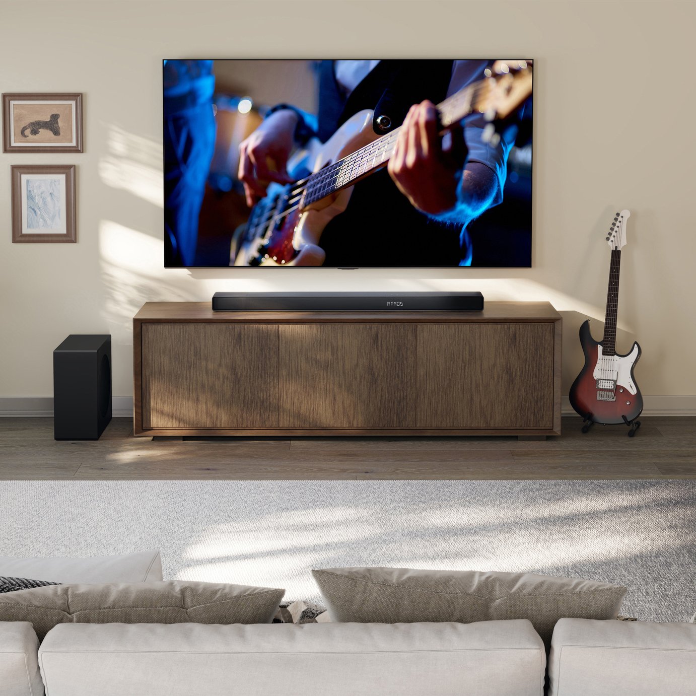 Hisense AX3120Q 3.1.2Ch Bluetooth Soundbar with Wireless Sub