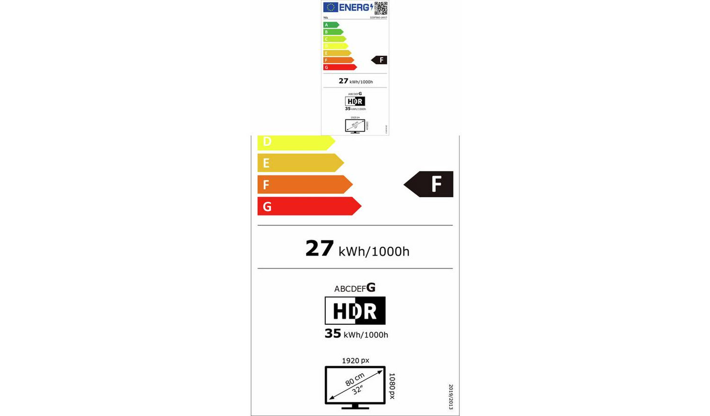 TCL 32 Inch 32SF560-UK Smart FHD HDR QLED Freely TV