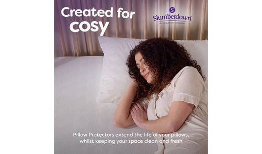 Slumberdown Calm & Cosy Pair of Pillow Protectors