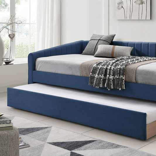 Time4Sleep Sanderson Single Guest Bed with Trundle - Blue