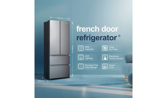 Fridgemaster MF70450ES French Door Fridge Freezer - Silver