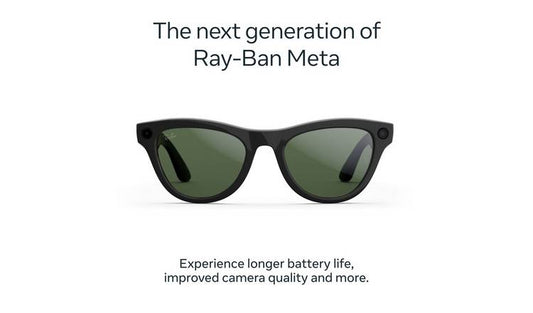 Ray-Ban Meta Skyler Gen 2 - Shiny Black, Green