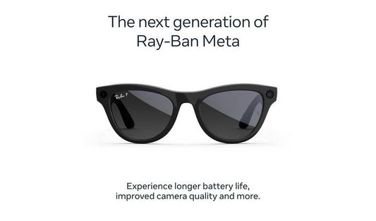 Ray-Ban Meta Skyler Gen 2 - Shiny Black, Polarised Graphite