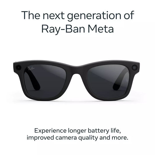 Ray-Ban Meta Wayfarer Gen 2 - Matte Black, Transitions Grey