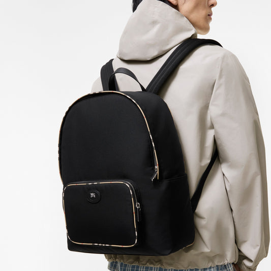 Check Trim Backpack