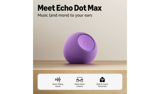 Amazon Echo Dot Max 2025 Smart Speaker - Amethyst