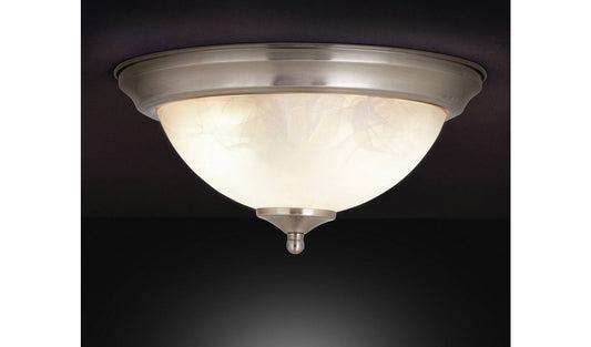 Argos Home Alabaster Uplighter Flush Ceiling Light