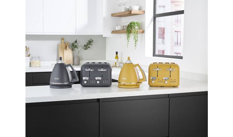 De'Longhi CT04.GY Argento Silva Toaster - Grey