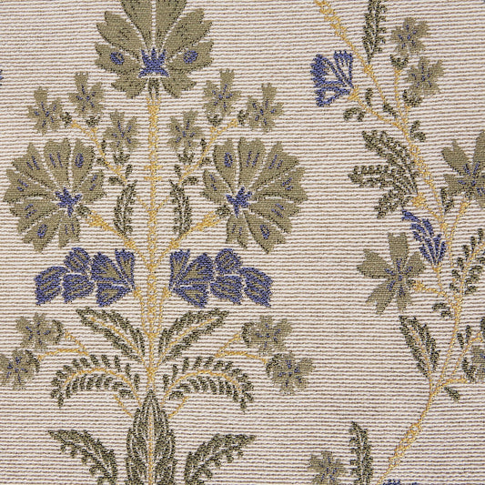 Habitat Blackout Jacquard Eyelet Curtains-Natural- 117x137cm