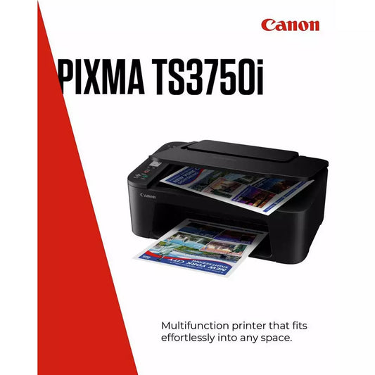 Canon PIXMA TS3750i Wireless Inkjet Printer- Black