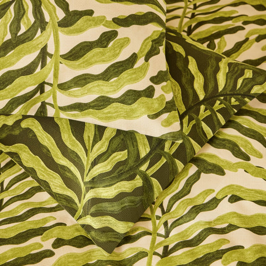 Habitat Leaf Printed Green Bedding Set - Single