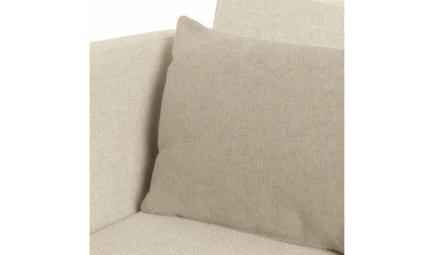 Argos Home Andy Fabric 3 Seater Clic Clac Sofa Bed - Natural