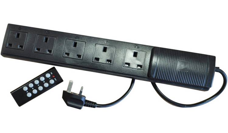 Eagle 5-Gang 2M Surge Protected Extension with Remote