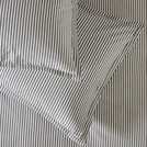 Habitat Cotton Oxford Edge Stripe Grey Bedding Set - Single