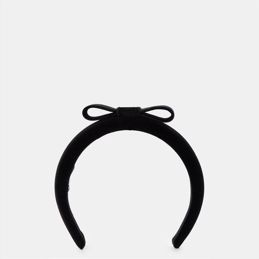 PRADA Velvet Bow Headband