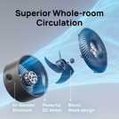 Dreo TurboPoly CF419 Black Air Circulator Desk Fan
