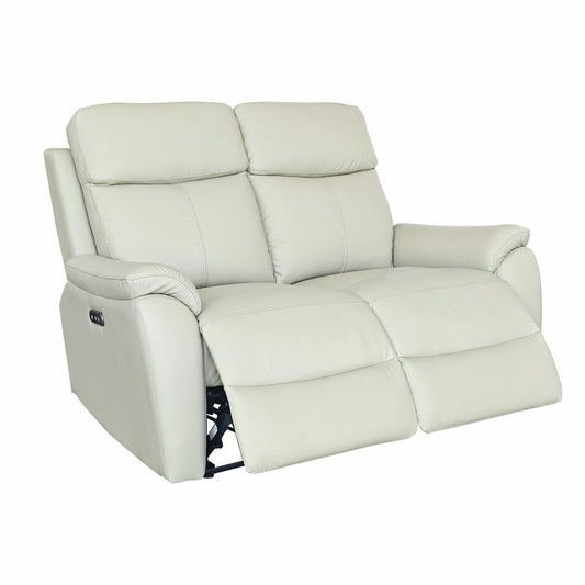 Aspire Kingsmere 2 Seater Power Recliner Sofa - Pewter