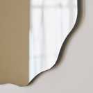 Argos Home Frameless Wavy Edge Round Mirror - 60x60cm